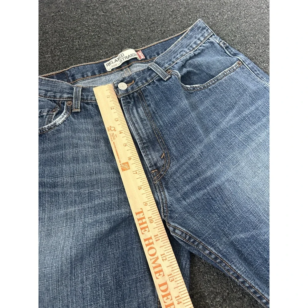 Levi's 559 Relaxed Straight Blue Jeans Mens‎ Size 34x34 Denim Pants Work Western